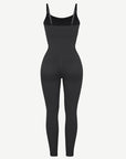 Seamless Sculpting Full-Length Jumpsuit with Adjustable Straps