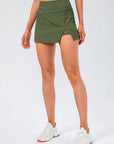 Wrap-Front Sculpting Performance Skort