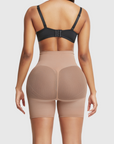 Mesh-Panel Lift Sculpting High-Waist Shapewear Shorts