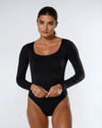 Ella - Long Sleeve Sculpting Bodysuit – Seamless & Invisible Fit