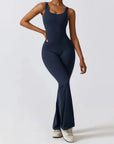 Sculpted Fit Flare One-Piece Jumpsuit