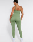 Seamless Sculpting Full-Length Jumpsuit with Adjustable Straps