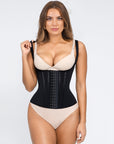 Emma Adjustable Waist Trainer Corset with Straps – Latex Compression Cincher