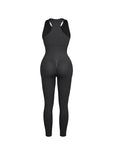 Seamless Sculpting Zip-Front Full-Length Jumpsuit