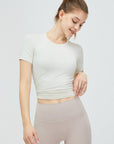 Short Sleeve Sculpt Fit Crop Top