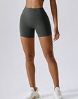 High-Waist Pocket Sculpting Biker Shorts