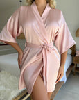 Lounge Luxe Satin Kimono