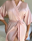 Lounge Luxe Satin Kimono
