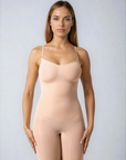 Ellen - Full Body Shaper with Tummy and Thigh Control – Seamless Invisible Shapewear