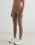 Ribbed Seamless High-Waist Sculpting Leggings