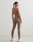 Ribbed Seamless High-Waist Sculpting Leggings