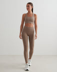 Ribbed Seamless High-Waist Sculpting Leggings
