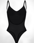 Emily - Thong Bodysuit – Seamless Open Back Shapewear by Saga Women