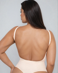 Emily - Thong Bodysuit – Seamless Open Back Shapewear by Saga Women
