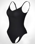 Emily - Thong Bodysuit – Seamless Open Back Shapewear by Saga Women