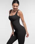 Seamless Sculpting Full-Length Jumpsuit with Scoop Back