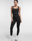 Seamless Sculpting Full-Length Jumpsuit with Scoop Back