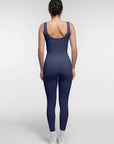 Seamless Sculpting Full-Length Jumpsuit with Scoop Back