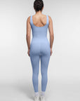 Seamless Sculpting Full-Length Jumpsuit with Scoop Back