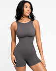 Seamless Sculpting Short Bodysuit with Open Back