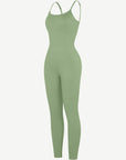 Seamless Sculpting Full-Length Jumpsuit with Adjustable Straps