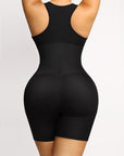 Seamless Sculpting Zip-Front Short Bodysuit