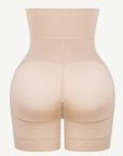 Zip-Front High-Waist Sculpting Shapewear Shorts
