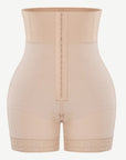 Zip-Front High-Waist Sculpting Shapewear Shorts