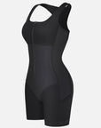Seamless Sculpting Zip-Front Short Bodysuit