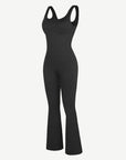 Seamless Sculpting Sleeveless Flared Jumpsuit