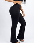 Theresa Flare Pants – High-Waisted Tummy Control Pants with Built-In Shapewear