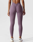 Scrunch-Detail Seamless Sculpting Leggings