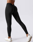 Scrunch-Detail Seamless Sculpting Leggings