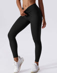 Scrunch-Detail Seamless Sculpting Leggings