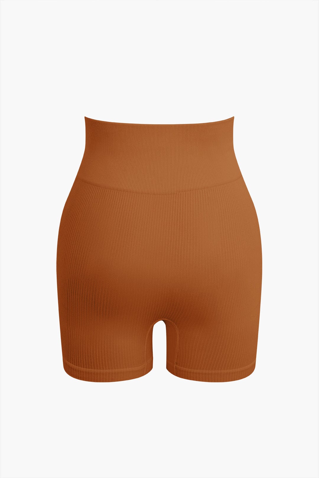 Seamless Sculpting Crop Top and High-Waist Shorts Set