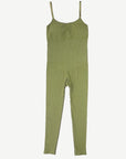 Seamless Sculpting Full-Length Jumpsuit with Adjustable Straps