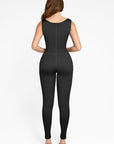 Seamless Sculpting Zip-Front Full-Length Jumpsuit
