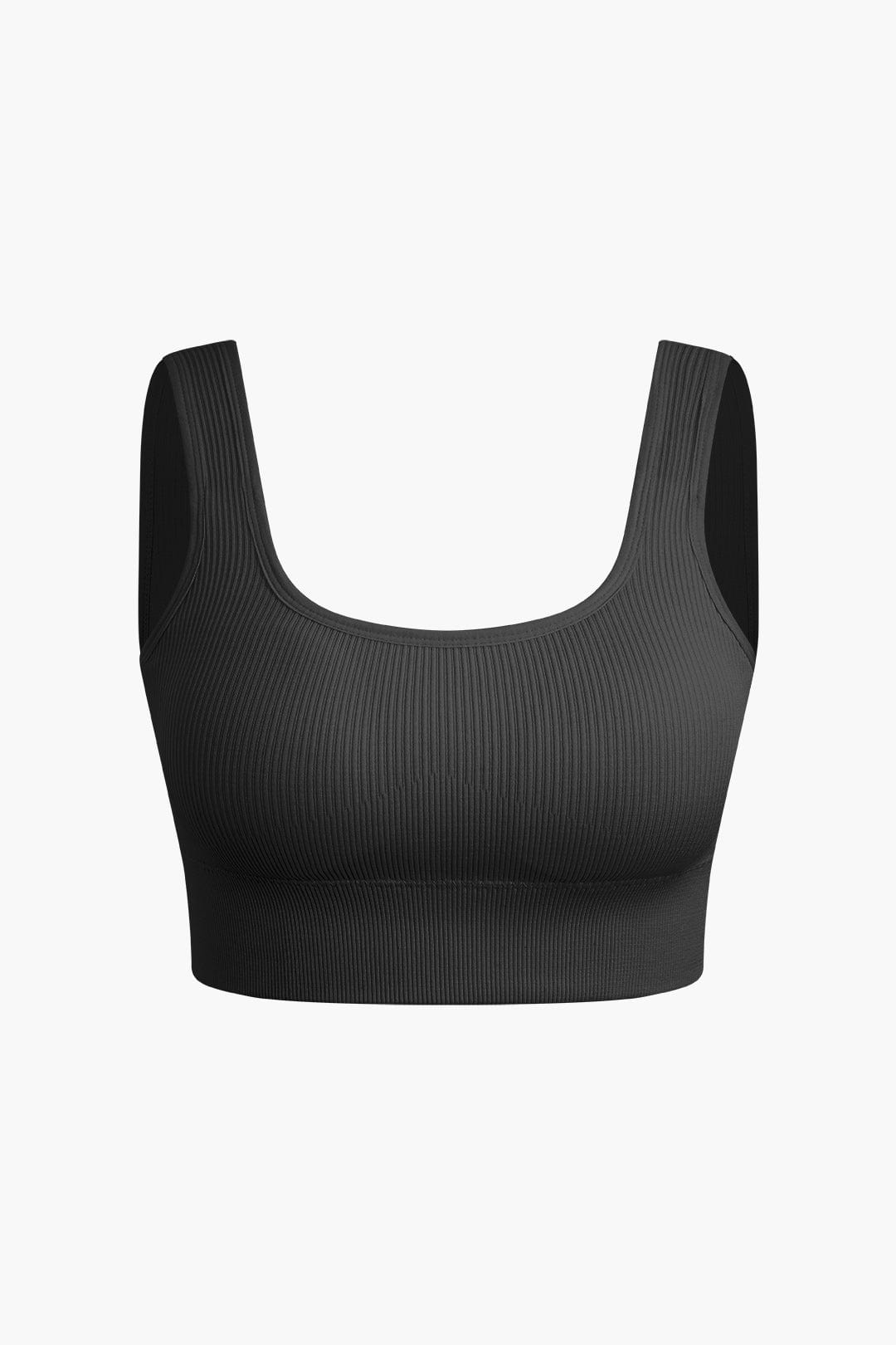 Seamless Sculpting Crop Top and High-Waist Shorts Set