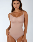 Olivia - Seamless Everyday Bodysuit – Snap Closure & Adjustable Straps