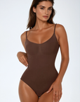 Olivia - Seamless Everyday Bodysuit – Snap Closure & Adjustable Straps