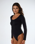 Ella - Long Sleeve Sculpting Bodysuit – Seamless & Invisible Fit