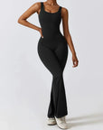 Sculpted Fit Flare One-Piece Jumpsuit