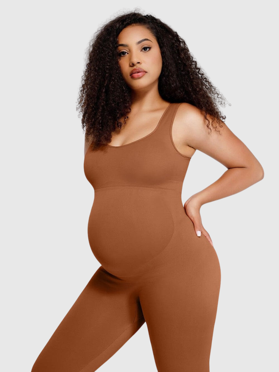 Seamless Sculpting Maternity Full-Length Jumpsuit