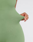 Seamless Sculpting Full-Length Jumpsuit with Adjustable Straps