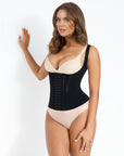 Emma Adjustable Waist Trainer Corset with Straps – Latex Compression Cincher