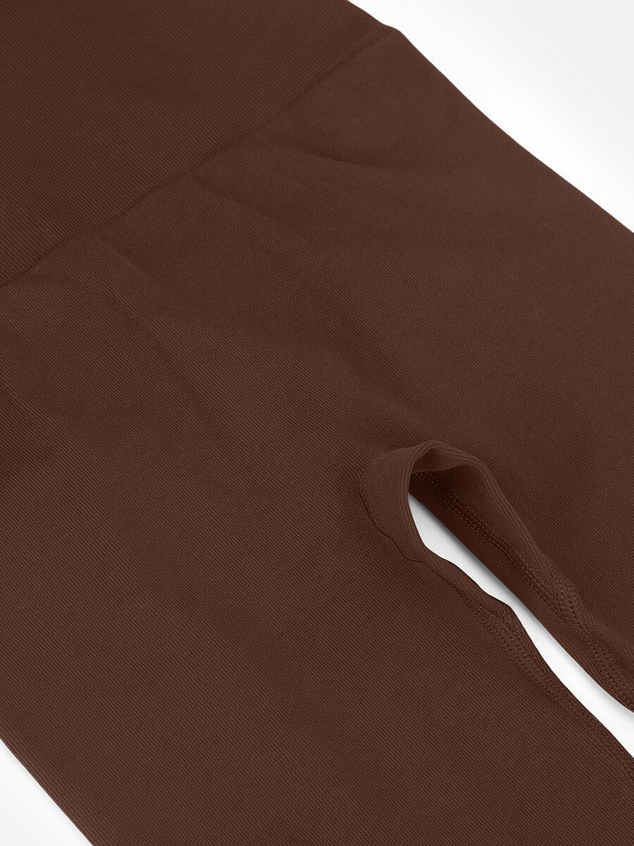 Deep-V Long-Sleeve Seamless Sculpting Jumpsuit