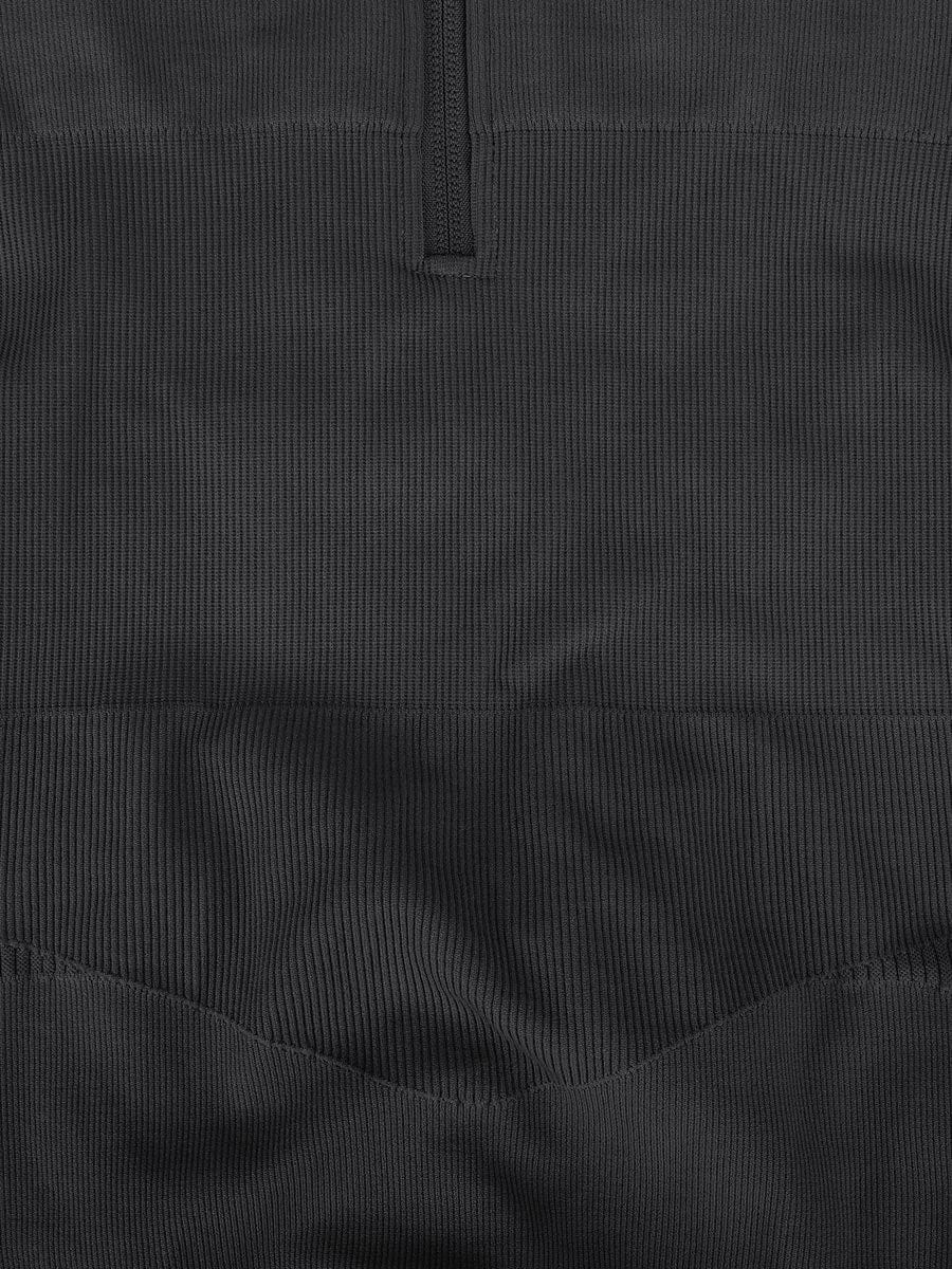 Seamless Sculpting Zip-Front Full-Length Jumpsuit