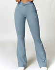 Contour Fit V-Waist Flare Leggings