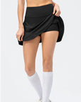 High-Waist Seamless Sculpting Flared Skort