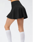 High-Waist Seamless Sculpting Flared Skort